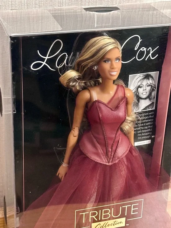 BNIB Collector Barbie Signature Tribute Laverne Cox Made to Move Posable Body - Picture 5 of 6
